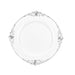 10 Round Plastic Salad Dinner Plates with Embossed Baroque Rim - Disposable Tableware DSP_PLR1310_7_WHSV