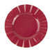 10 Round Plastic Salad Dinner Plates with Gold Wavy Rim - Disposable Tableware DSP_PLR0016_11_BGGD