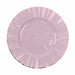 10 Round Plastic Salad Dinner Plates with Gold Wavy Rim - Disposable Tableware DSP_PLR0016_11_LVGD