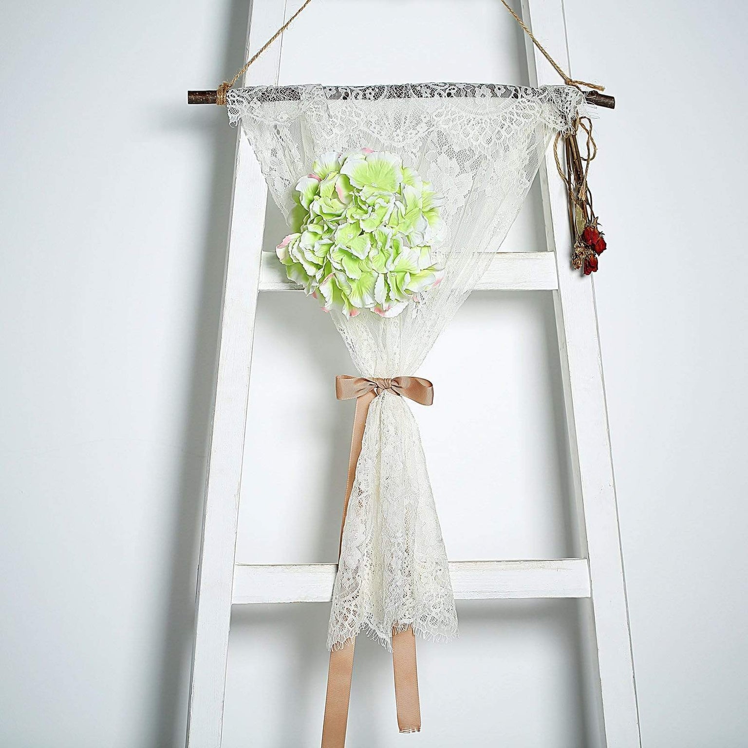 Silk Hydrangea Bushes Flower Wall Panels