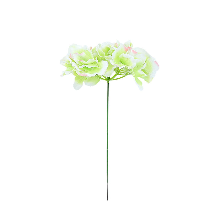 10 Silk Hydrangea Flowers Heads with Stems Wedding Arrangements ARTI_HYD03_034
