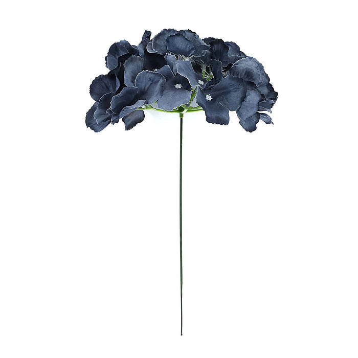 10 Silk Hydrangea Flowers Heads with Stems Wedding Arrangements ARTI_HYD03_044