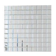 10 sq ft Mirrored Mosaic Tiles Peel and Stick Wall Panels