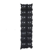 10 Square 43" x 11" Double Row Mylar Foil Balloons Backdrop BLOON_FOL0023_5_BLK