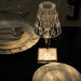 10" Tall Acrylic Crystal Desk Lamp Decorative LED Light - Clear LED_ACRY_LAMP01_ASST