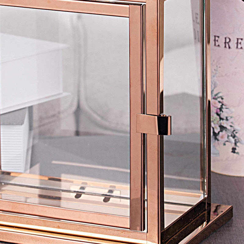 10" tall Metal Lantern Candle Holder