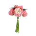 10" tall Silk Artificial Peony Flowers Bouquet Arrangement ARTI_BOUQ_PEO07_CORL