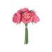 10" tall Silk Artificial Peony Flowers Bouquet Arrangement ARTI_BOUQ_PEO07_FUSH
