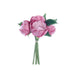 10" tall Silk Artificial Peony Flowers Bouquet Arrangement ARTI_BOUQ_PEO07_LAVPK