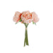 10" tall Silk Artificial Peony Flowers Bouquet Arrangement ARTI_BOUQ_PEO07_PCH