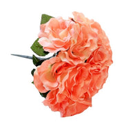 10" tall Velvet Roses Artificial Flowers Bouquet