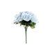 10" tall Velvet Roses Artificial Flowers Bouquet - Blush ARTI_RS004_079