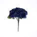 10" tall Velvet Roses Artificial Flowers Bouquet - Blush ARTI_RS004_NAVY