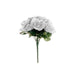 10" tall Velvet Roses Artificial Flowers Bouquet - Blush ARTI_RS004_SILV