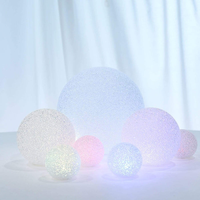10" wide LED Orb Battery Operated Ball Light - Assorted LED_BALL11_10