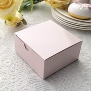 100 4"x4"x2" Cake Wedding Party Favors Boxes with Tuck Top