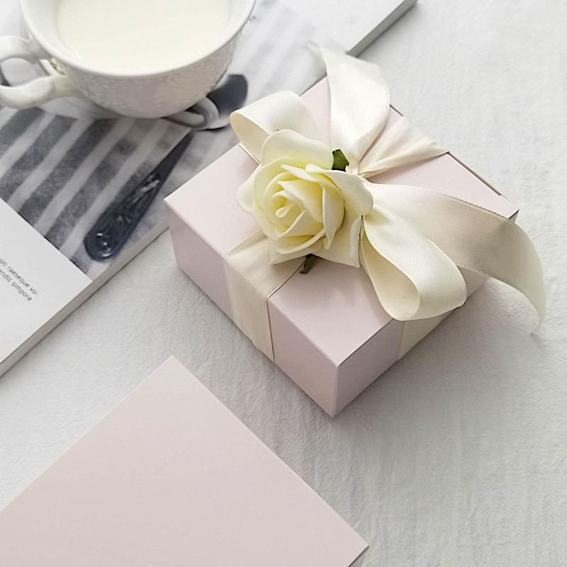 100 4"x4"x2" Cake Wedding Party Favors Boxes with Tuck Top