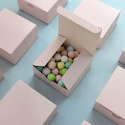 100 4"x4"x2" Cake Wedding Party Favors Boxes with Tuck Top