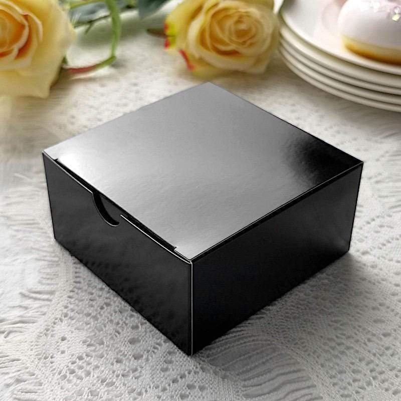 100 4"x4"x2" Cake Wedding Party Favors Boxes with Tuck Top