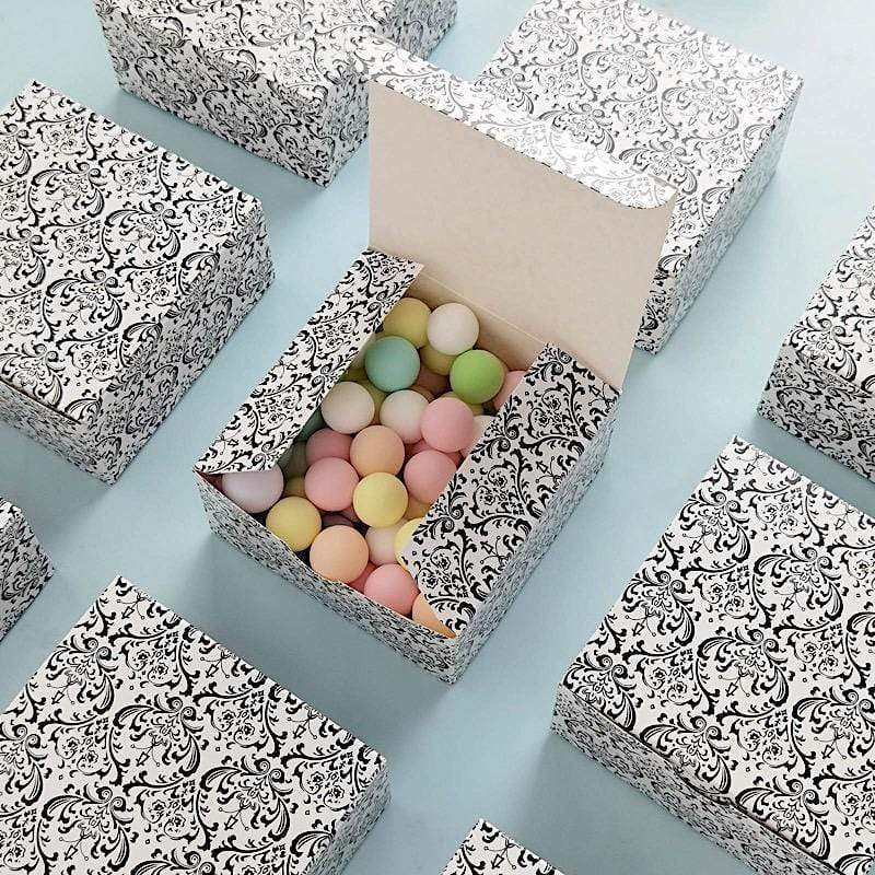 100 4"x4"x2" Cake Wedding Party Favors Boxes with Tuck Top
