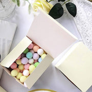 100 4"x4"x2" Cake Wedding Party Favors Boxes with Tuck Top