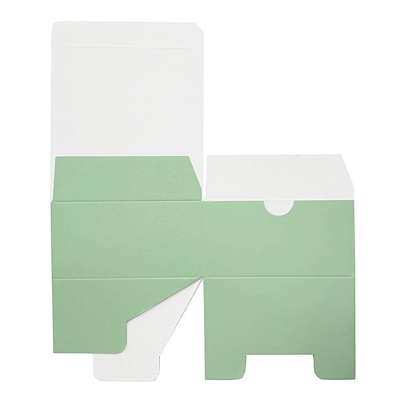 100 4"x4"x2" Cake Wedding Party Favors Boxes with Tuck Top