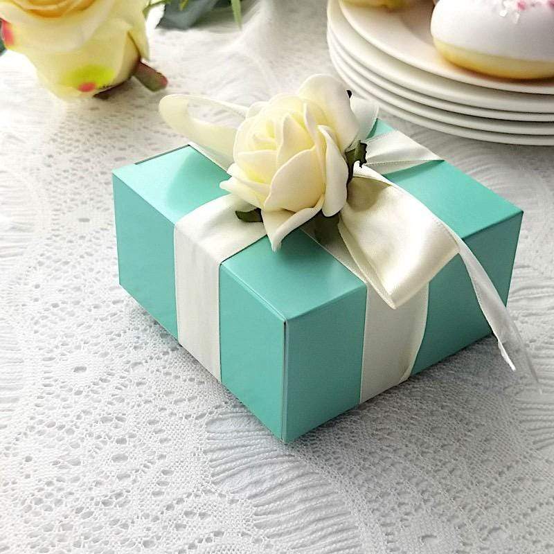 100 4"x4"x2" Cake Wedding Party Favors Boxes with Tuck Top