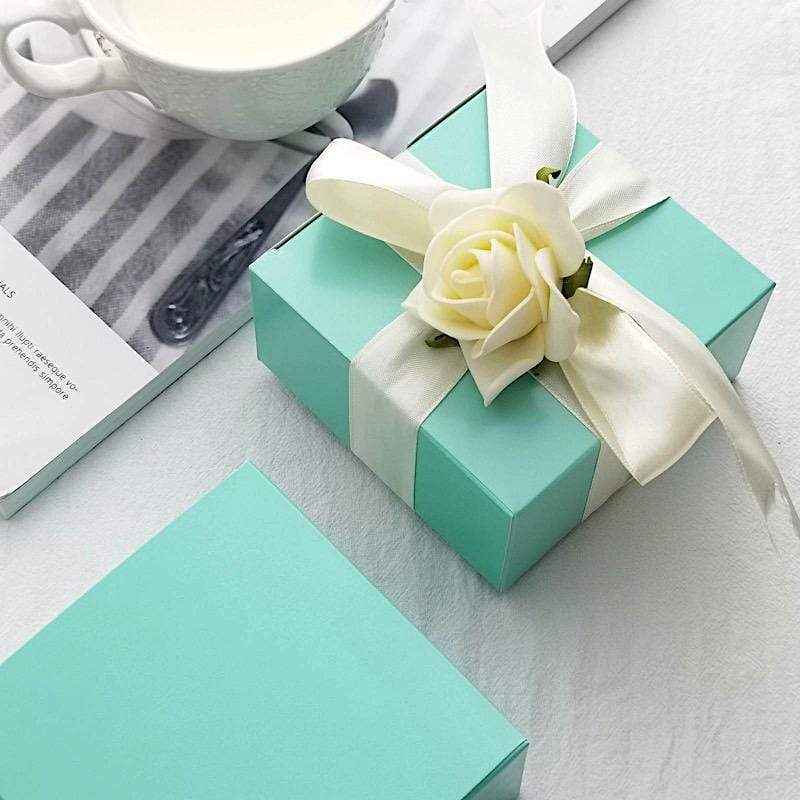 100 4"x4"x2" Cake Wedding Party Favors Boxes with Tuck Top