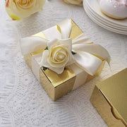 100 4"x4"x2" Cake Wedding Party Favors Boxes with Tuck Top