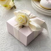 100 4"x4"x2" Cake Wedding Party Favors Boxes with Tuck Top