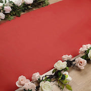 100 ft long Rayon Wedding Aisle Runner - Red RUNER_FAB01_100_RED