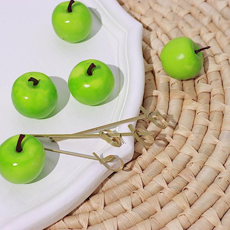 100 pcs 3" Natural Knotted Bamboo Sustainable Picks - Disposable Tableware BIRC_S060