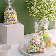 100 pcs 6"x10" Cellophane Treat Bags with Twist Ties - Clear BAG_PVC01_6X10_CLR