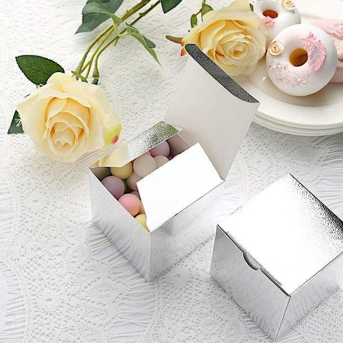 100 Wedding Favor Boxes 3" x 3" x 3"