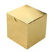100 Wedding Favor Boxes 3" x 3" x 3" BOX_3X3_GOLD