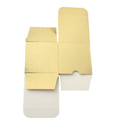 100 Wedding Favor Boxes 3" x 3" x 3" - Gold BOX_3X3_GOLD