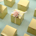 100 Wedding Favor Boxes 3" x 3" x 3" - Gold BOX_3X3_GOLD