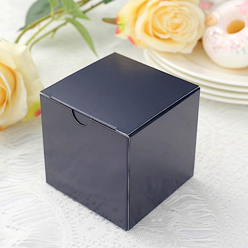 100 Wedding Favor Boxes 3" x 3" x 3" - Navy Blue BOX_3x3_NAVY