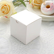 100 Wedding Favor Boxes 3" x 3" x 3" - White BOX_3x3_WHT