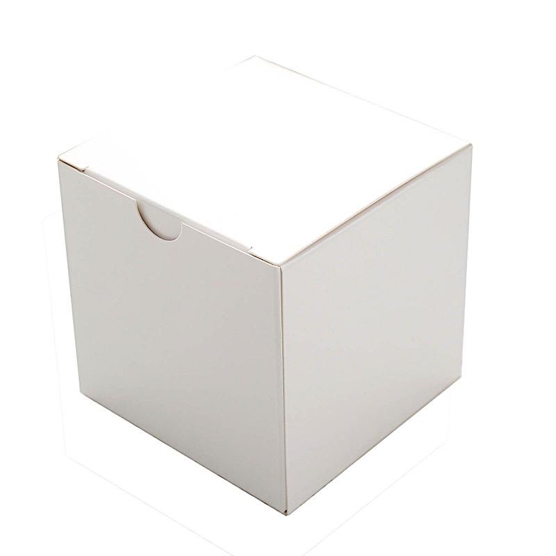 100 Wedding Favor Boxes 3" x 3" x 3" - White BOX_3x3_WHT