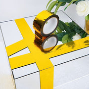 100 yards Metallic Polyester Arts and Crafts Tape Roll - Gold