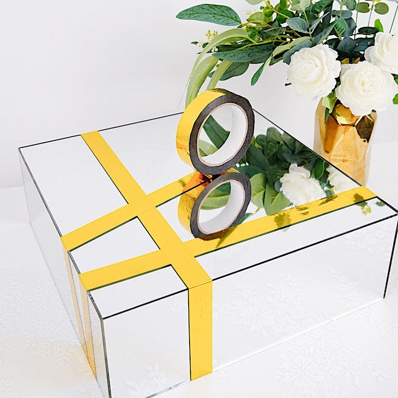 100 yards Metallic Polyester Arts and Crafts Tape Rolls -Gold CRAF_TAPE_01_1_GOLD