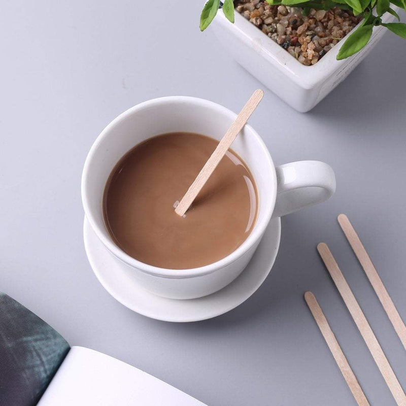 1000 pcs Natural Birchwood Coffee Stirrers - Disposable Tableware BIRC_S058