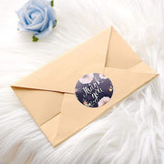 1000 Thank You 1.5" Round Self Adhesive Stickers Rolls - Assorted STK_THKS_009_15