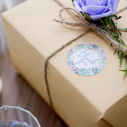 1000 Thank You 1.5" Round Self Adhesive Stickers Rolls - Assorted STK_THKS_009_15