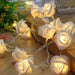 108" long Rose Fairy Lights Garlands for Backdrops - LED Clear LED_GRLD08_CLR