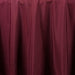108" Polyester Round Tablecloth Wedding Party Table Linens - Burgundy TAB_108_BURG_POLY