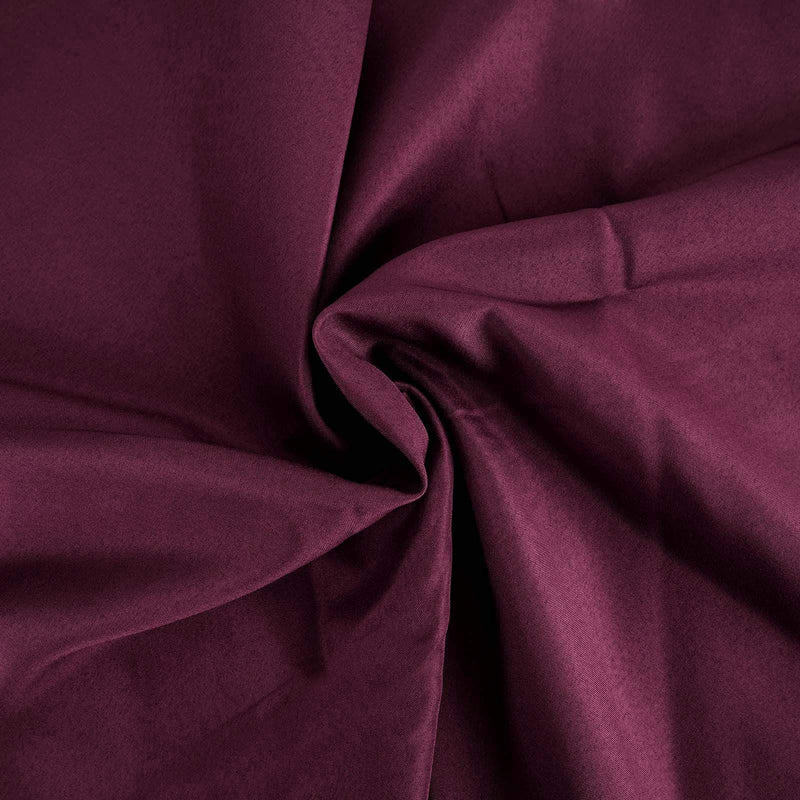 108" Polyester Round Tablecloth Wedding Party Table Linens - Eggplant Purple TAB_108_EGG_POLY