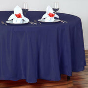 108" Polyester Round Tablecloth Wedding Party Table Linens - Navy Blue TAB_108_NAVY_POLY