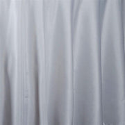 108" Polyester Round Tablecloth Wedding Party Table Linens - Silver Light Gray TAB_108_SILV_POLY